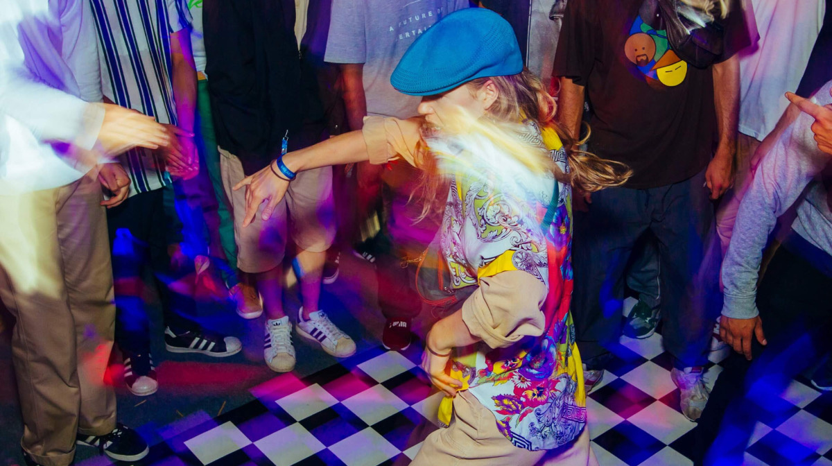 Fotorelacja z Catch The Flava 2019. Tancerze podczas wieczornego jam session.